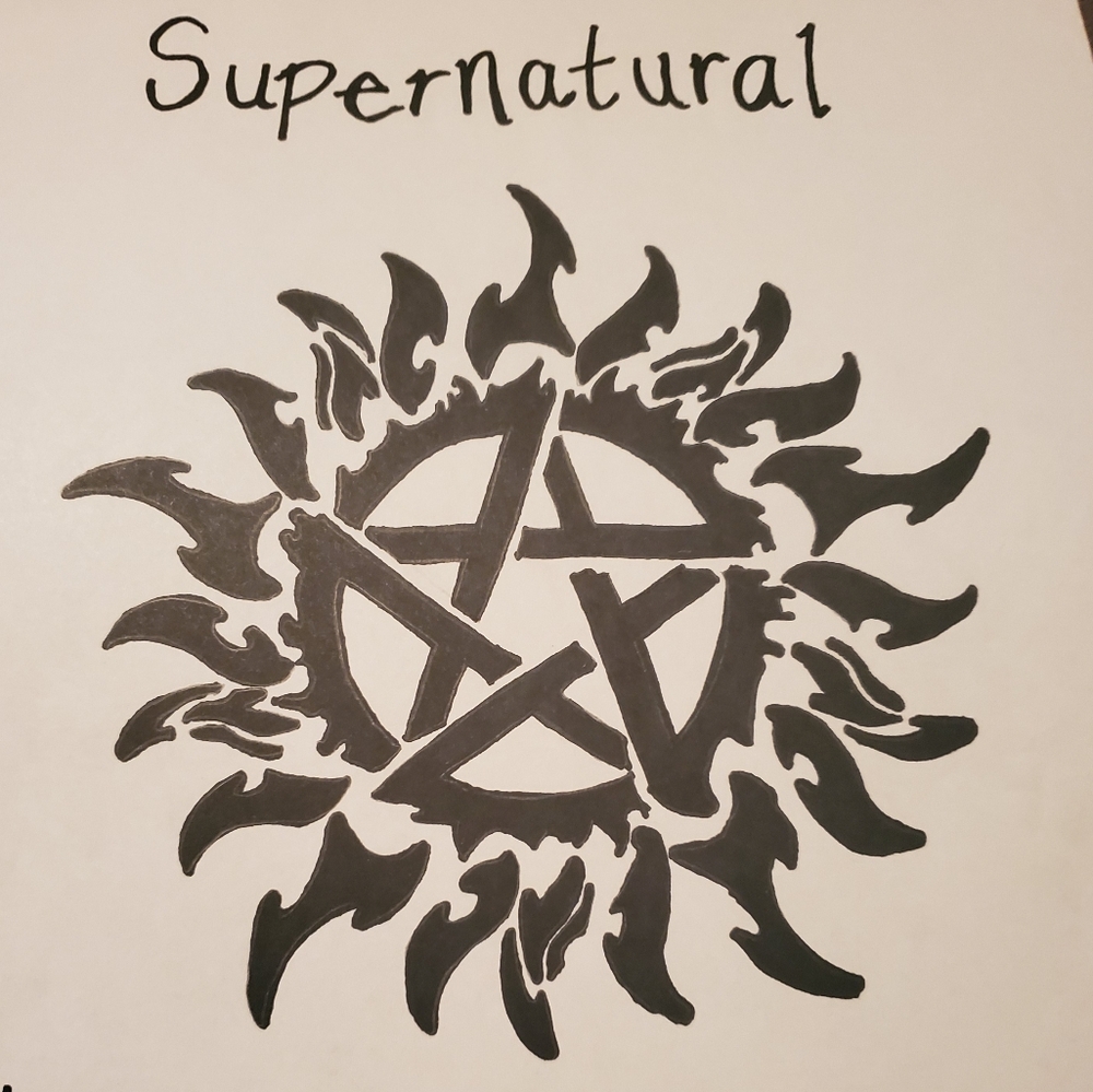Supernatural Anti Possession Mark Tattoo